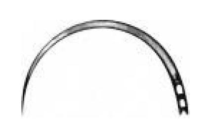 ОЧНА ШОВНА ГОЛКА №OG4 РІЖУЧА 15 mm, Ø 0,60 mm